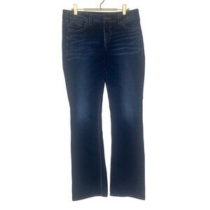 Silver Jeans Co. Elyse Bootcut Jeans Womens W28 L33 Dark Wash Fluid Denim Stretc